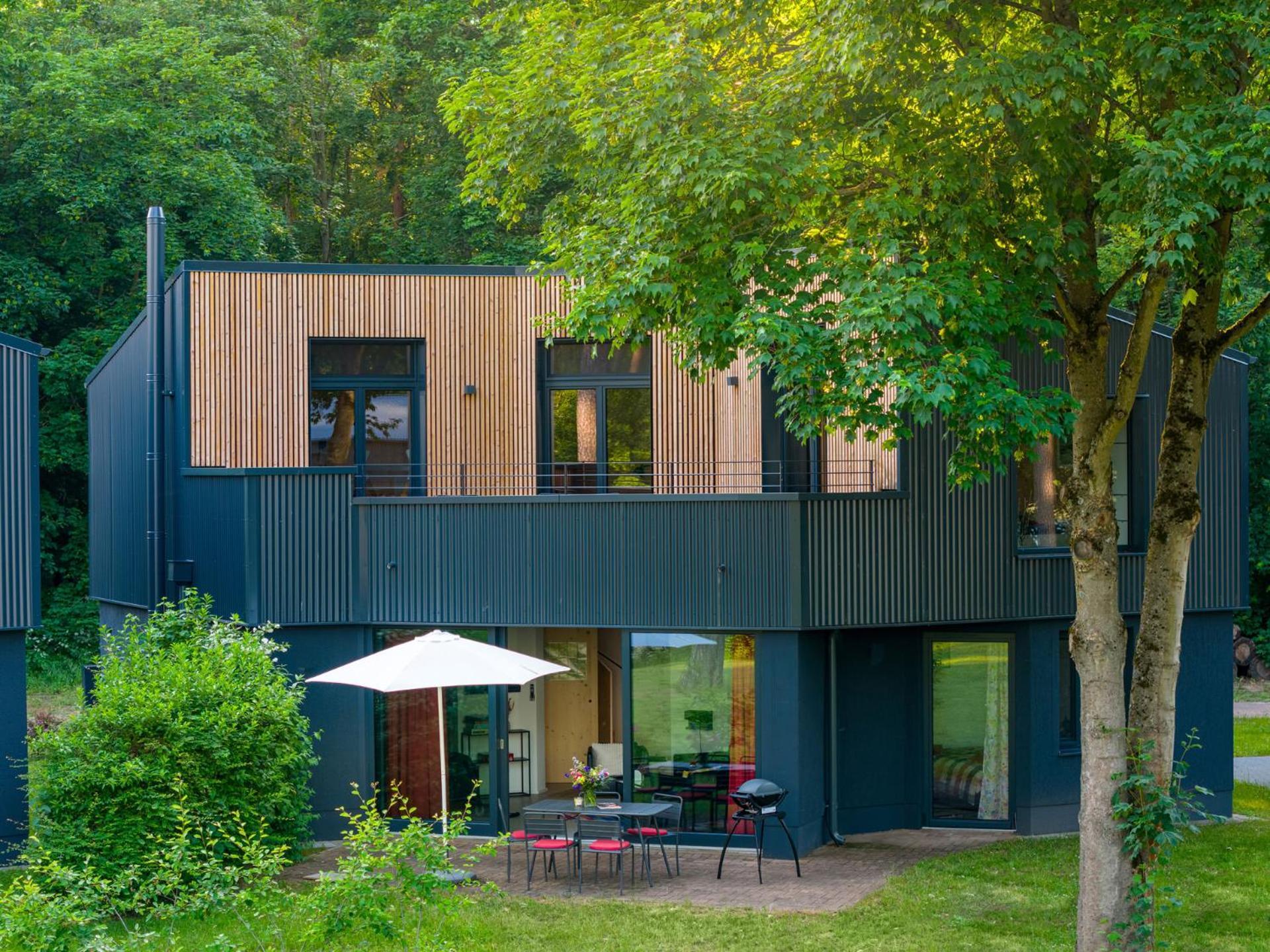 Hébergement de vacances Wunderschoenes Haus Am Mit Dachterrasse, Badewanne, Kamin Templin